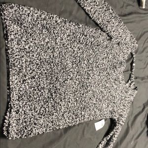 Sweater dress with open back